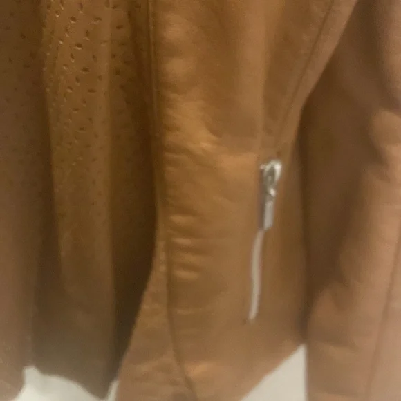 Kate and Mallory Vegan Leather Jacket size Large - Picture 5 of 7